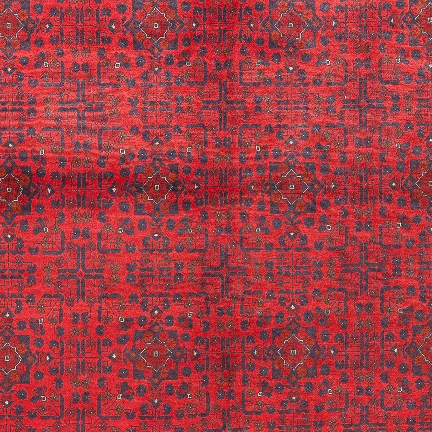 Tapis afghan - Kunduz - 397 x 313 cm - rouge