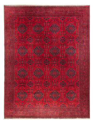 Tapis afghan - 397 x 295 cm - rouge