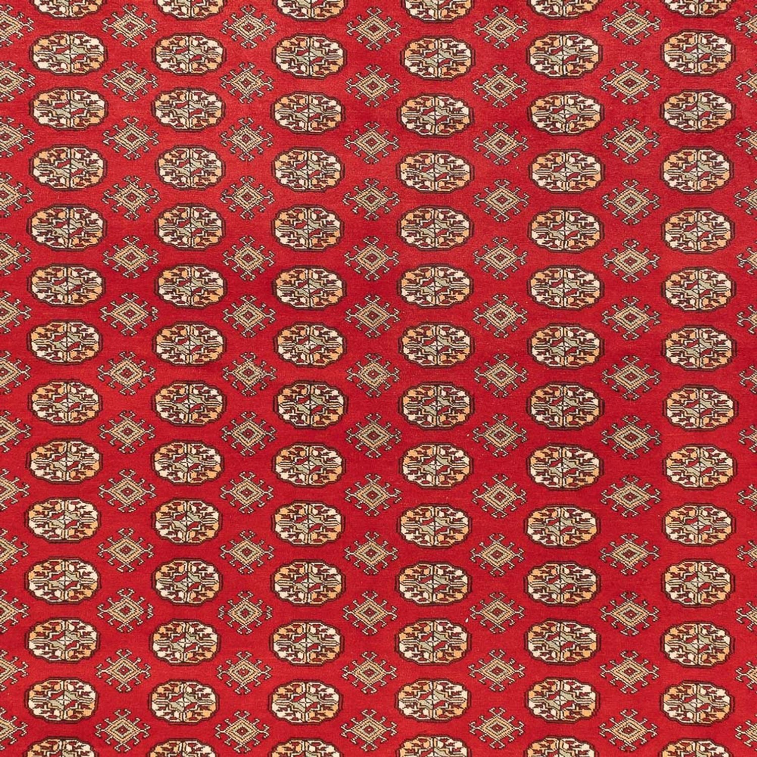 Tapis afghan - Boukhara - 418 x 310 cm - rouge clair