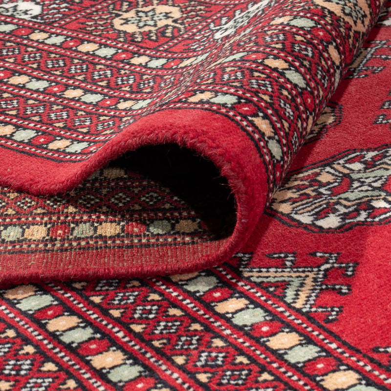 Tapis afghan - Boukhara - 418 x 310 cm - rouge clair