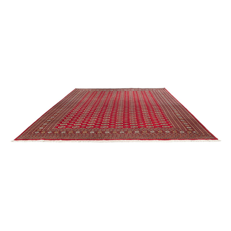 Tapis afghan - Boukhara - 418 x 310 cm - rouge clair