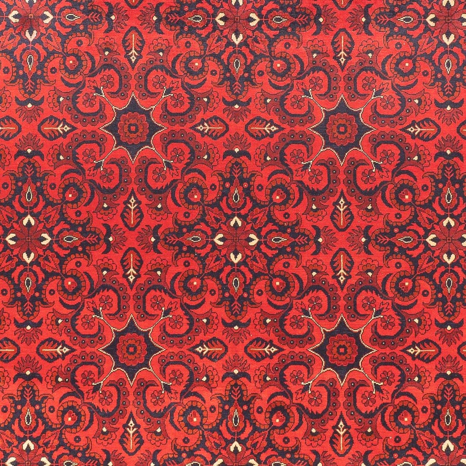 Tapis afghan - Kunduz - 379 x 297 cm - rouge