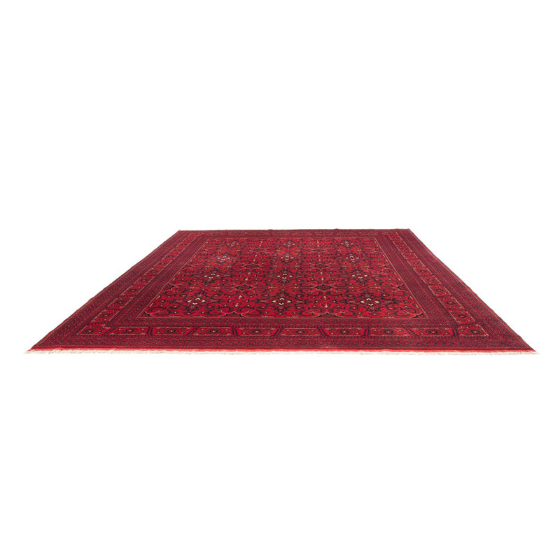 Tapis afghan - Kunduz - 379 x 297 cm - rouge