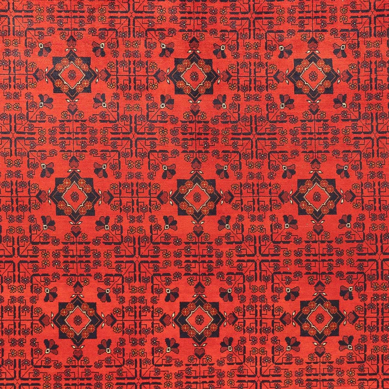 Tapis afghan - Kunduz - 394 x 299 cm - rouge