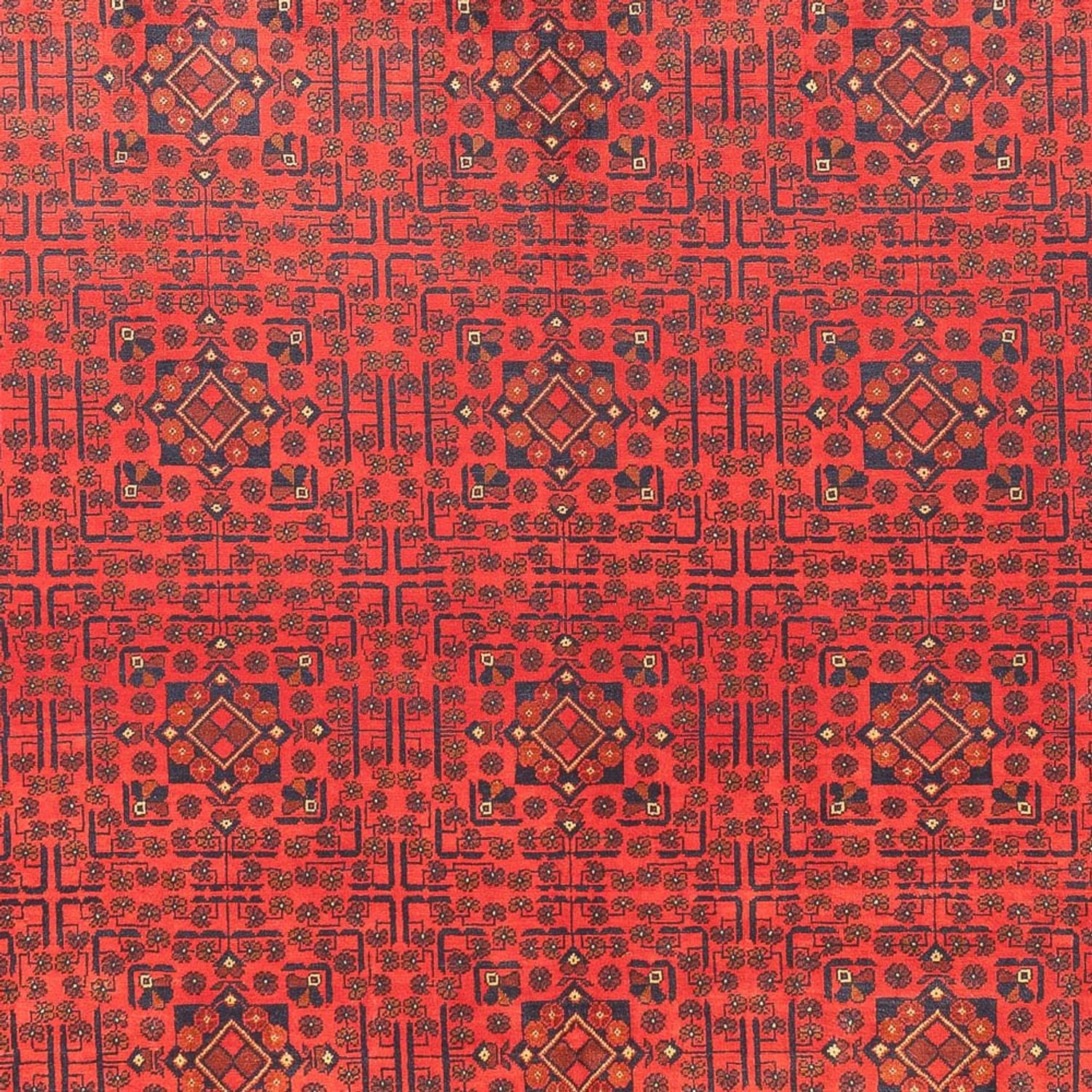 Tapis afghan - Kunduz - 376 x 294 cm - rouge