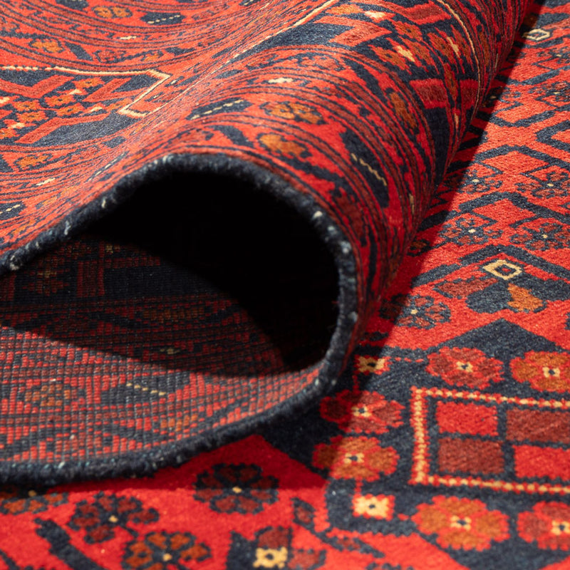 Tapis afghan - Kunduz - 376 x 294 cm - rouge