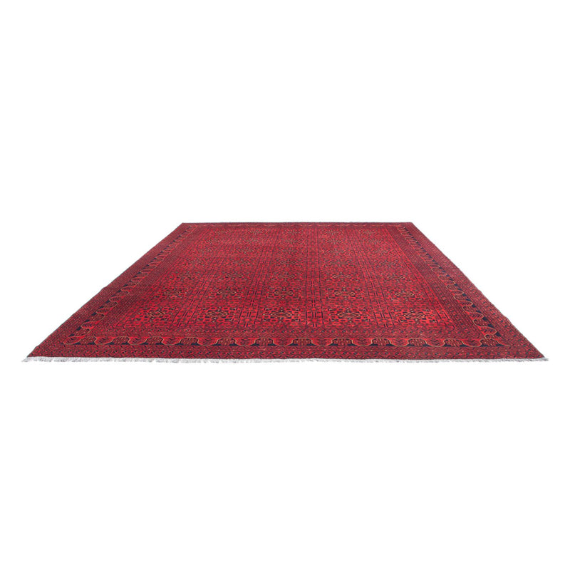 Tapis afghan - Kunduz - 376 x 294 cm - rouge