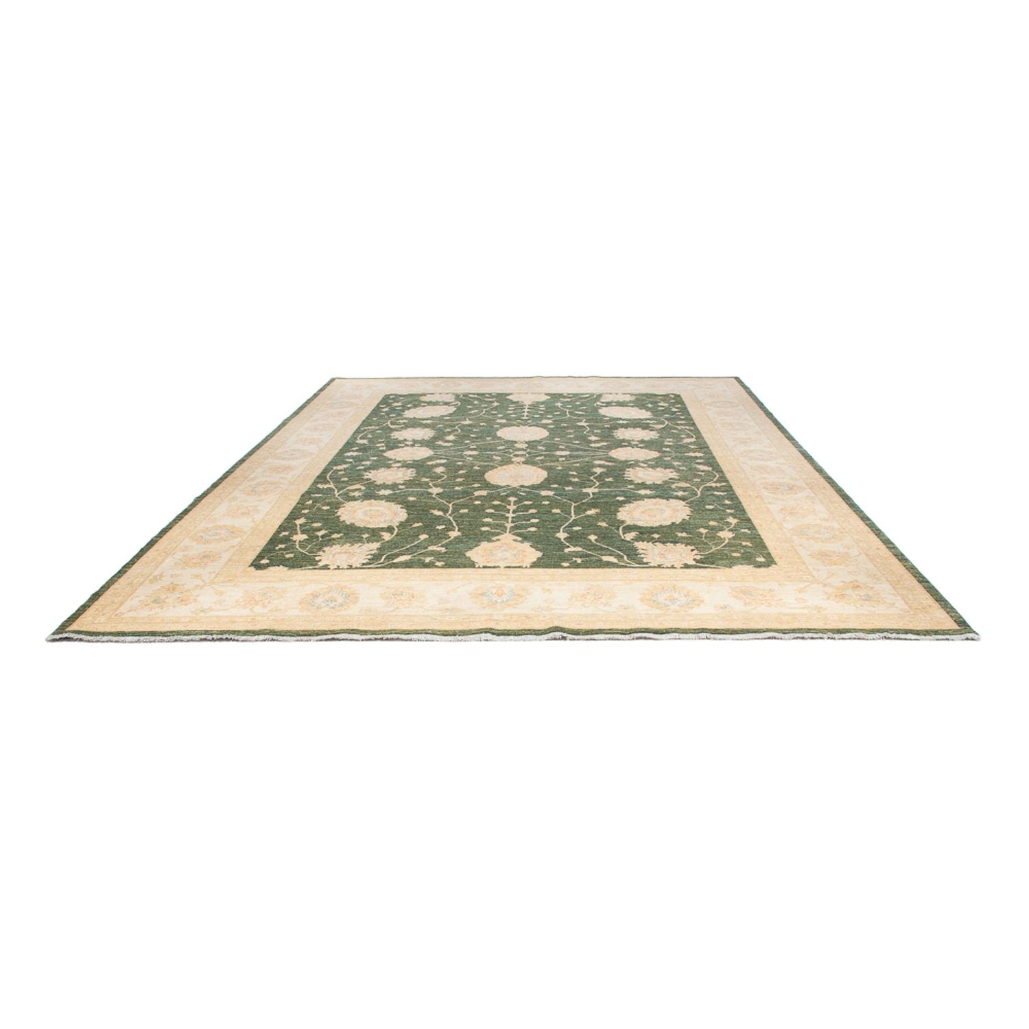Tapis Ziegler - 360 x 278 cm - vert olive