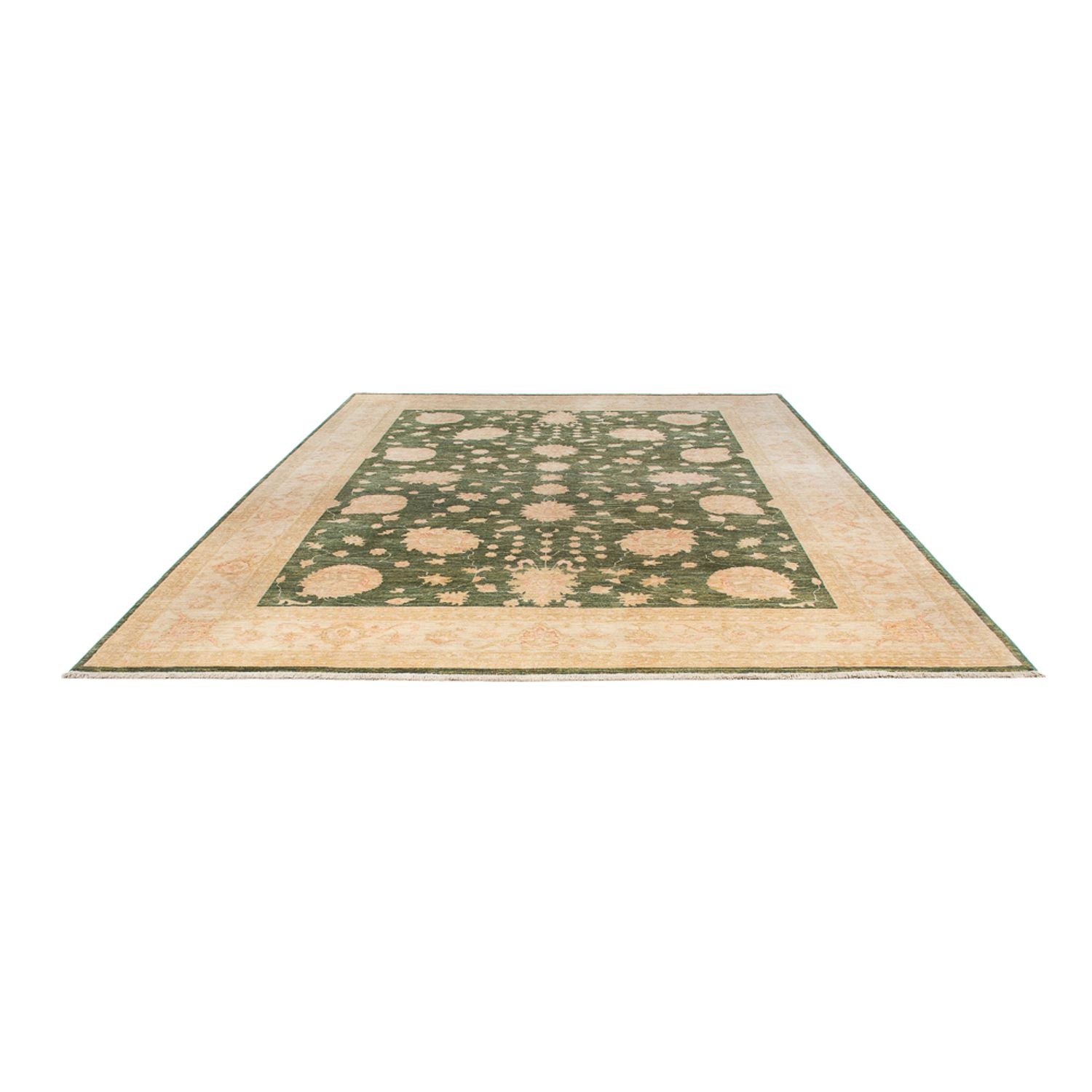Tapis Ziegler - 365 x 275 cm - vert olive