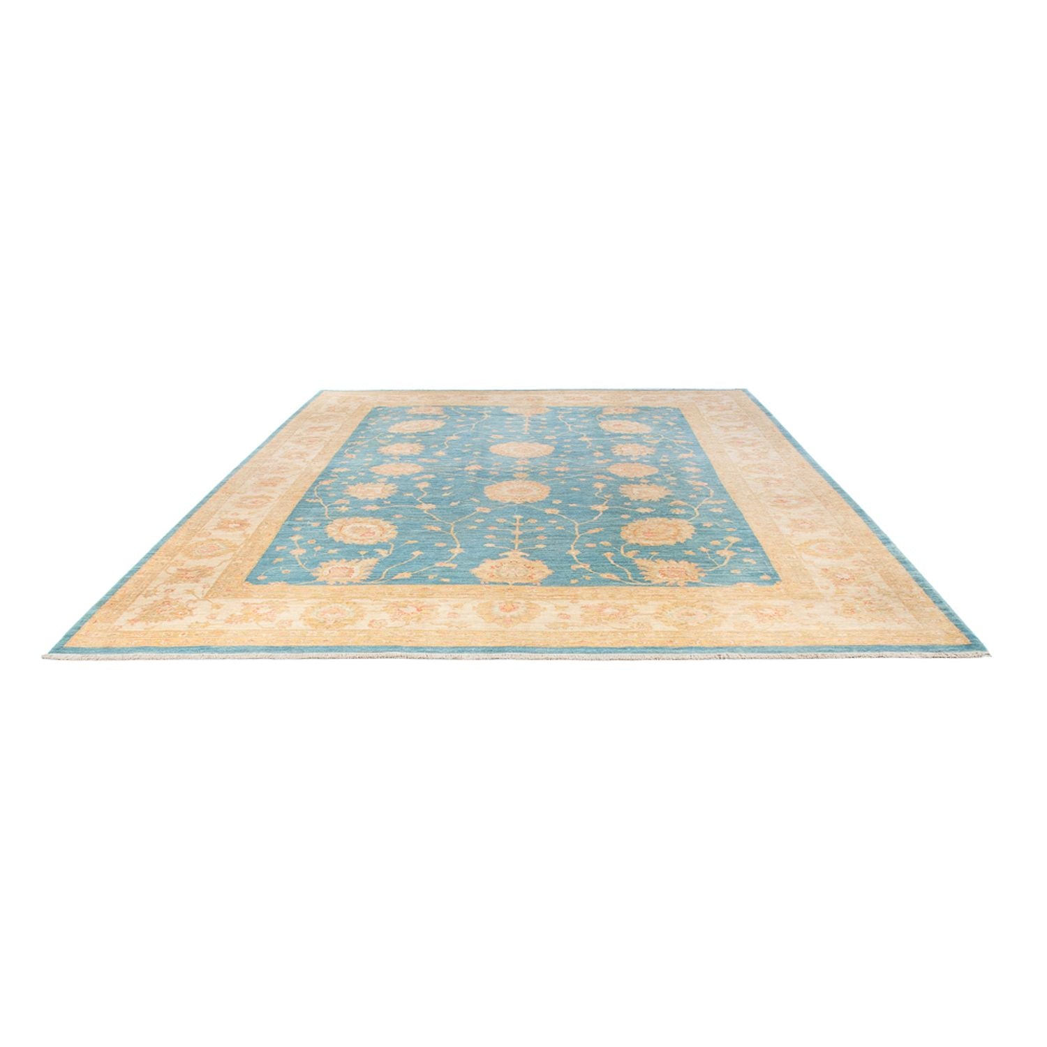 Tapis Ziegler - 363 x 277 cm - bleu clair