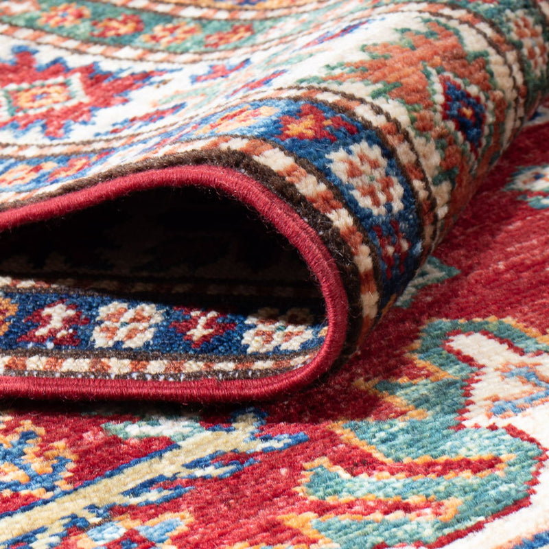Tapis de couloir Tapis Ziegler - Kazak - 395 x 87 cm - rouge