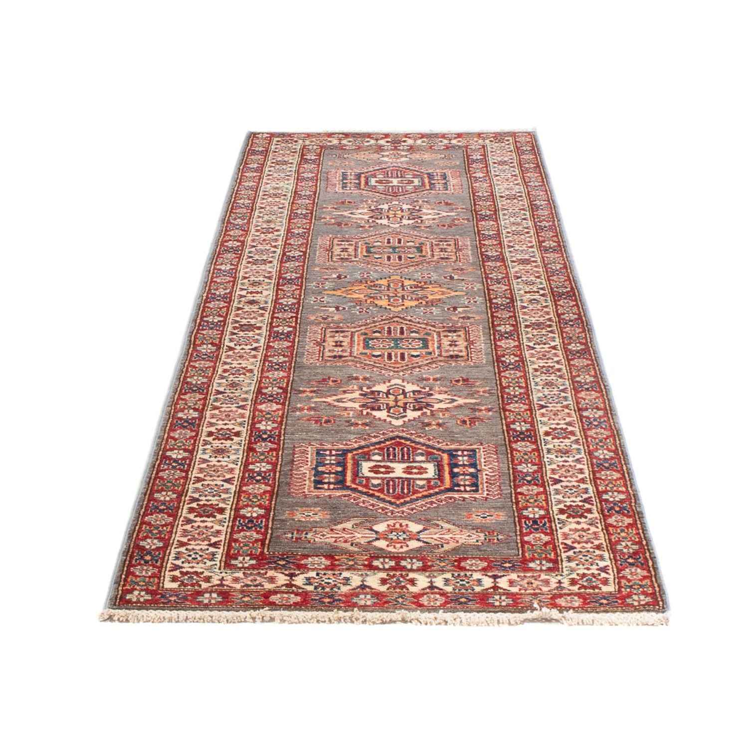 Läufer Ziegler - Kazak - 294 x 78 cm - dunkelbeige