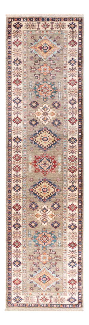 Läufer Ziegler - Kazak - 317 x 81 cm - hellgrau