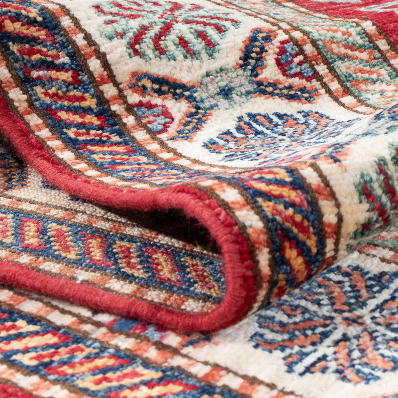 Tapis de couloir Tapis Ziegler - Kazak - 294 x 82 cm - rouge