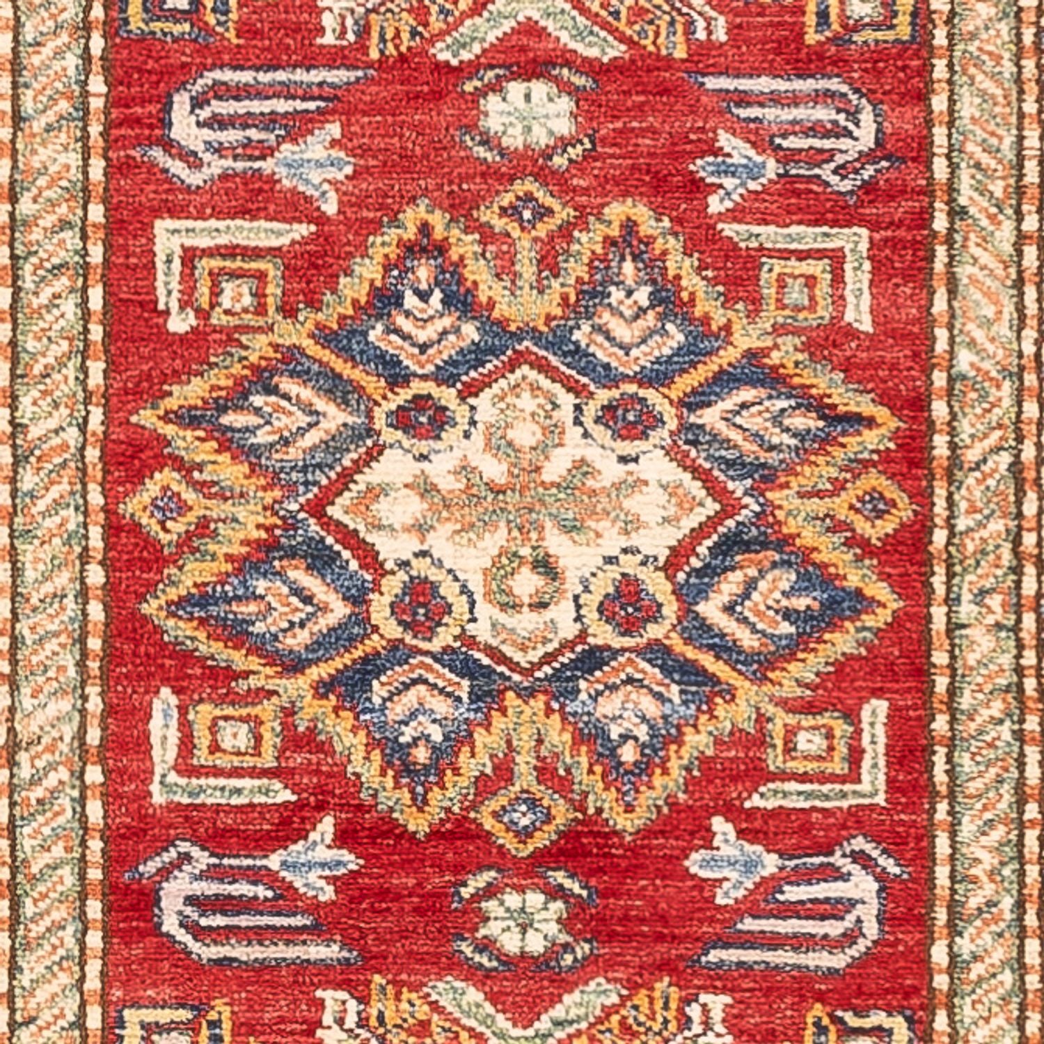 Tapis de couloir Tapis Ziegler - Kazak - 293 x 81 cm - rouge