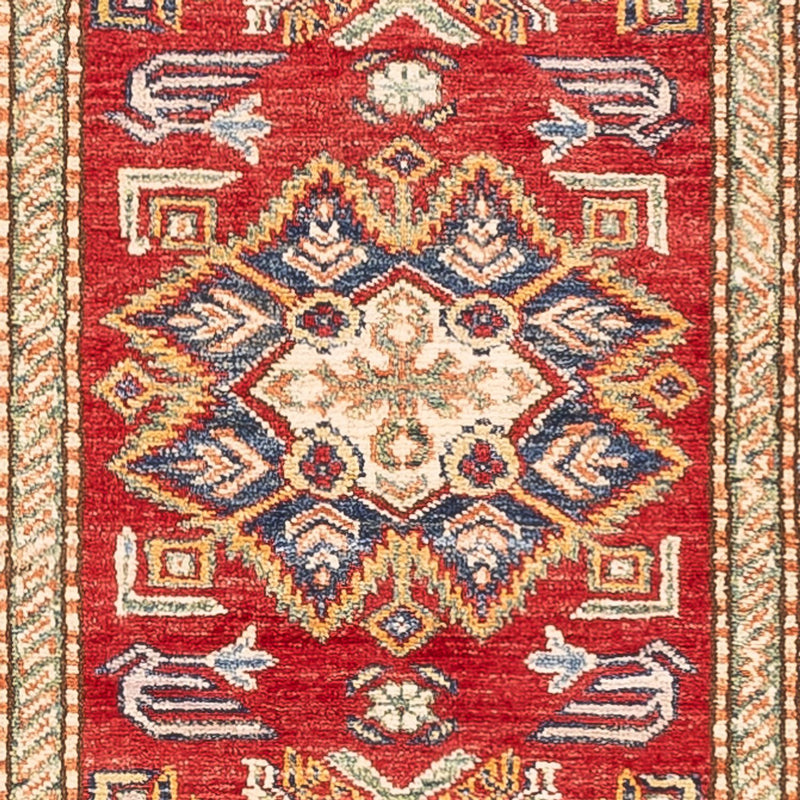 Tapis de couloir Tapis Ziegler - Kazak - 293 x 81 cm - rouge