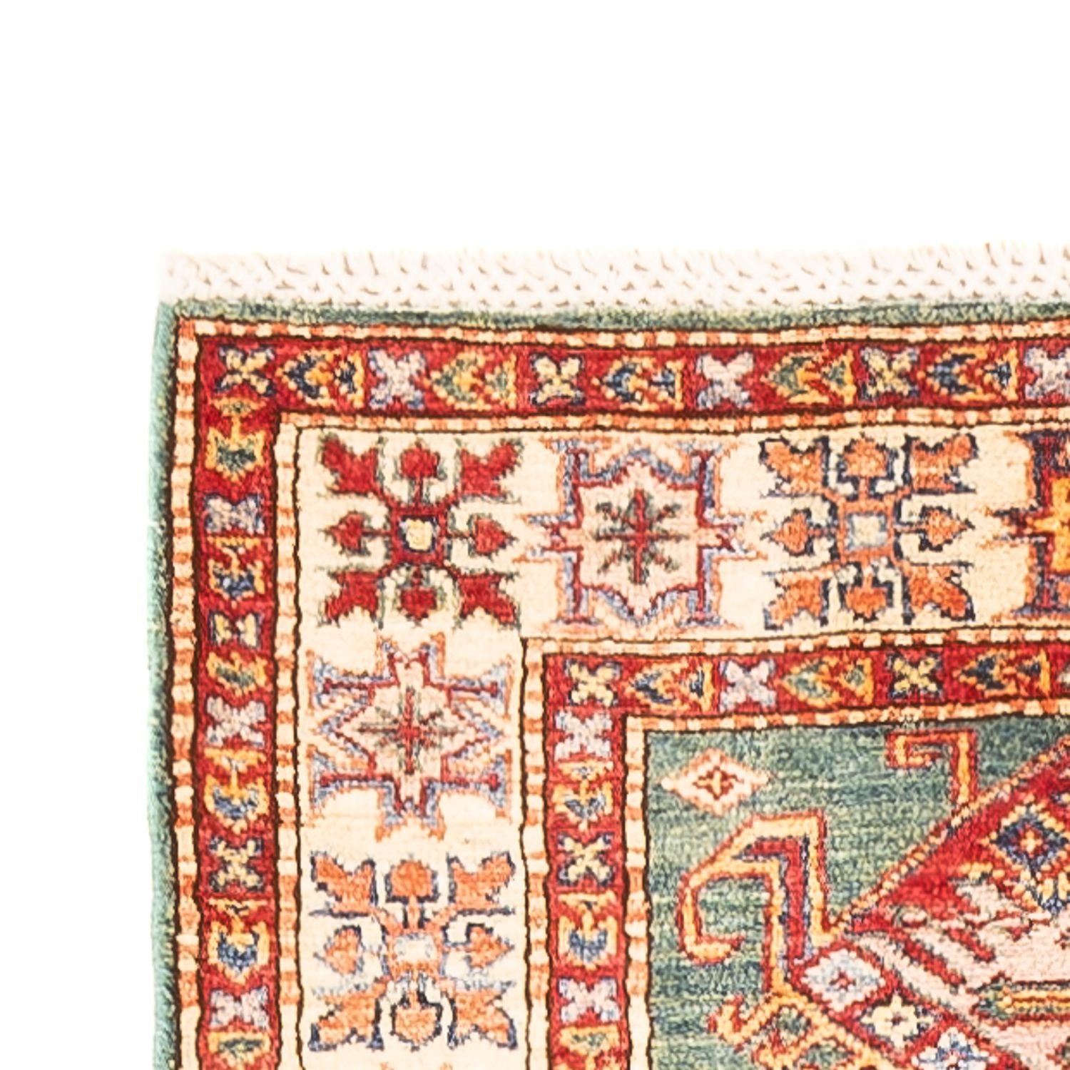 Tapis de couloir Tapis Ziegler - Kazak - 298 x 79 cm - vert