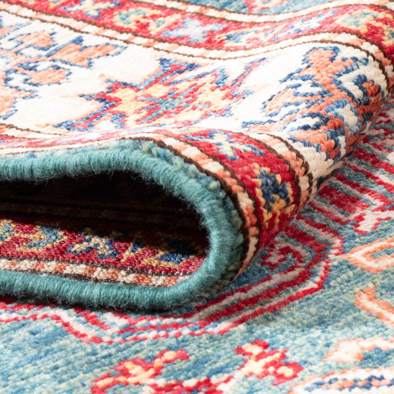 Tapis de couloir Tapis Ziegler - Kazak - 298 x 79 cm - vert