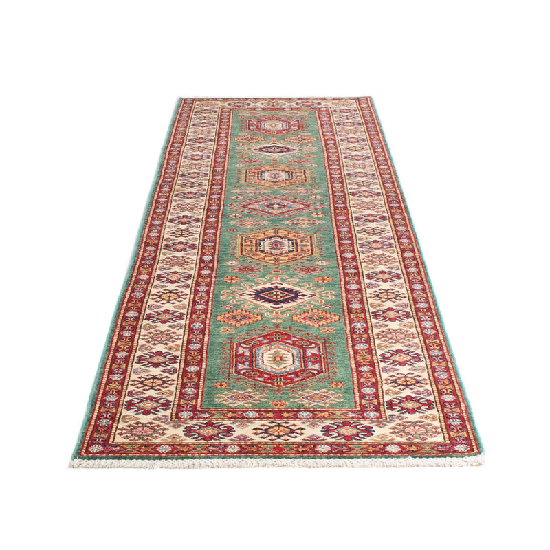 Tapis de couloir Tapis Ziegler - Kazak - 310 x 83 cm - vert