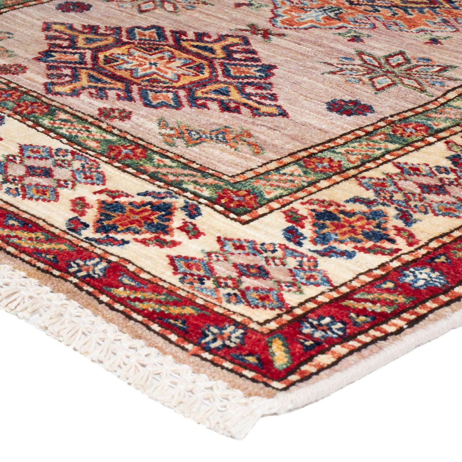 Tapis de couloir Tapis Ziegler - Kazak - 292 x 82 cm - saumon