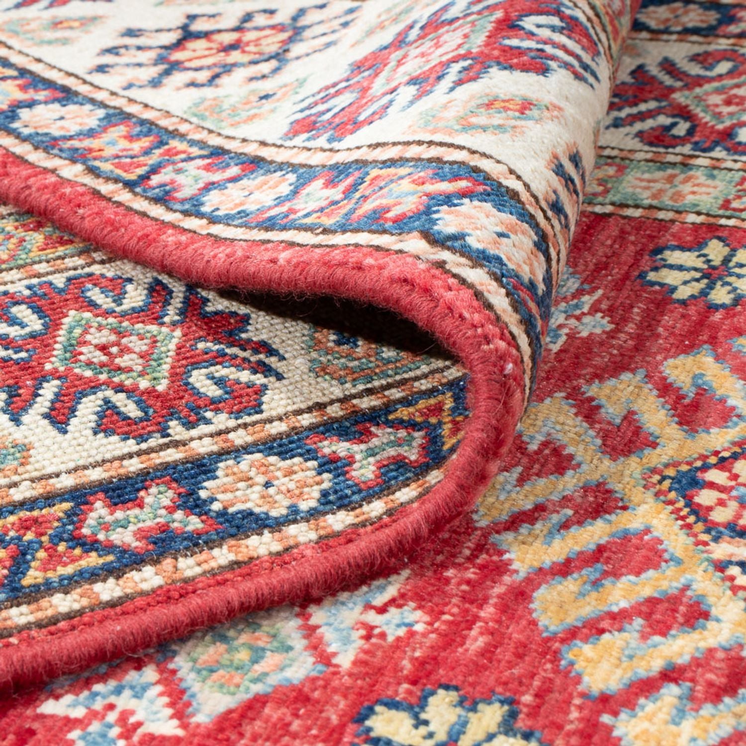 Tapis de couloir Tapis Ziegler - Kazak - 303 x 79 cm - rouge