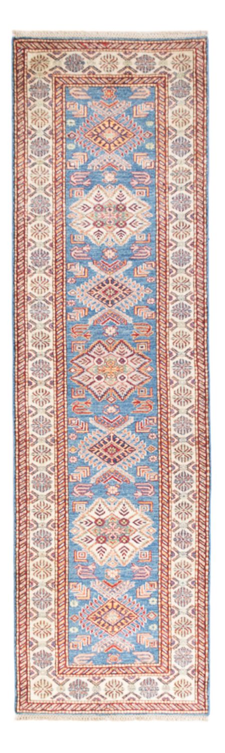 Tapis de couloir Tapis Ziegler - Kazak - 290 x 82 cm - bleu