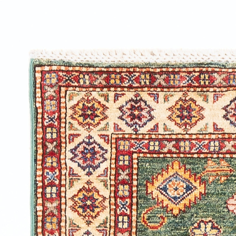 Tapis de couloir Tapis Ziegler - Kazak - 295 x 76 cm - vert