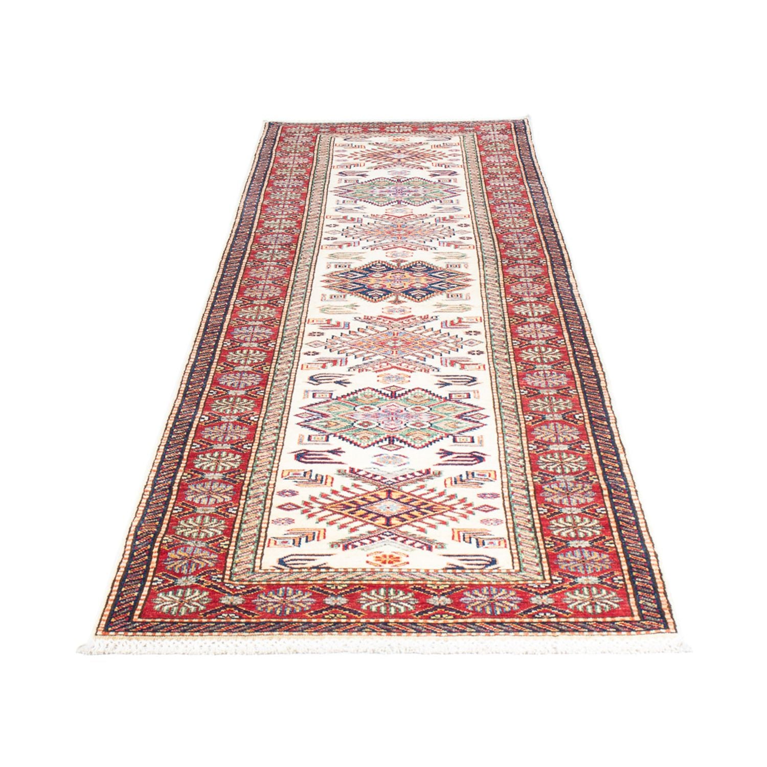 Tapis de couloir Tapis Ziegler - Kazak - 315 x 78 cm - beige