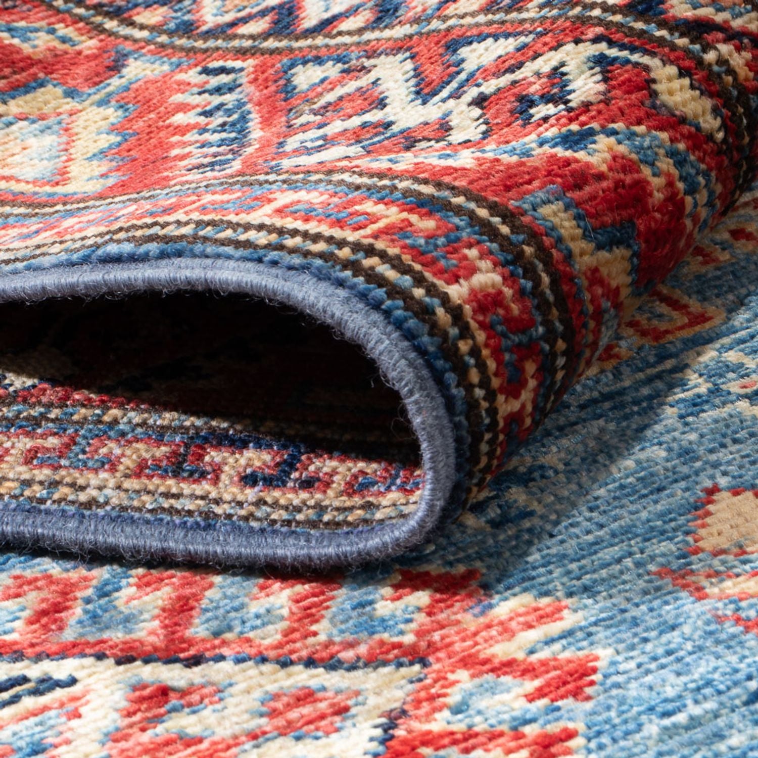 Tapis de couloir Tapis Ziegler - Kazak - 312 x 75 cm - turquoise