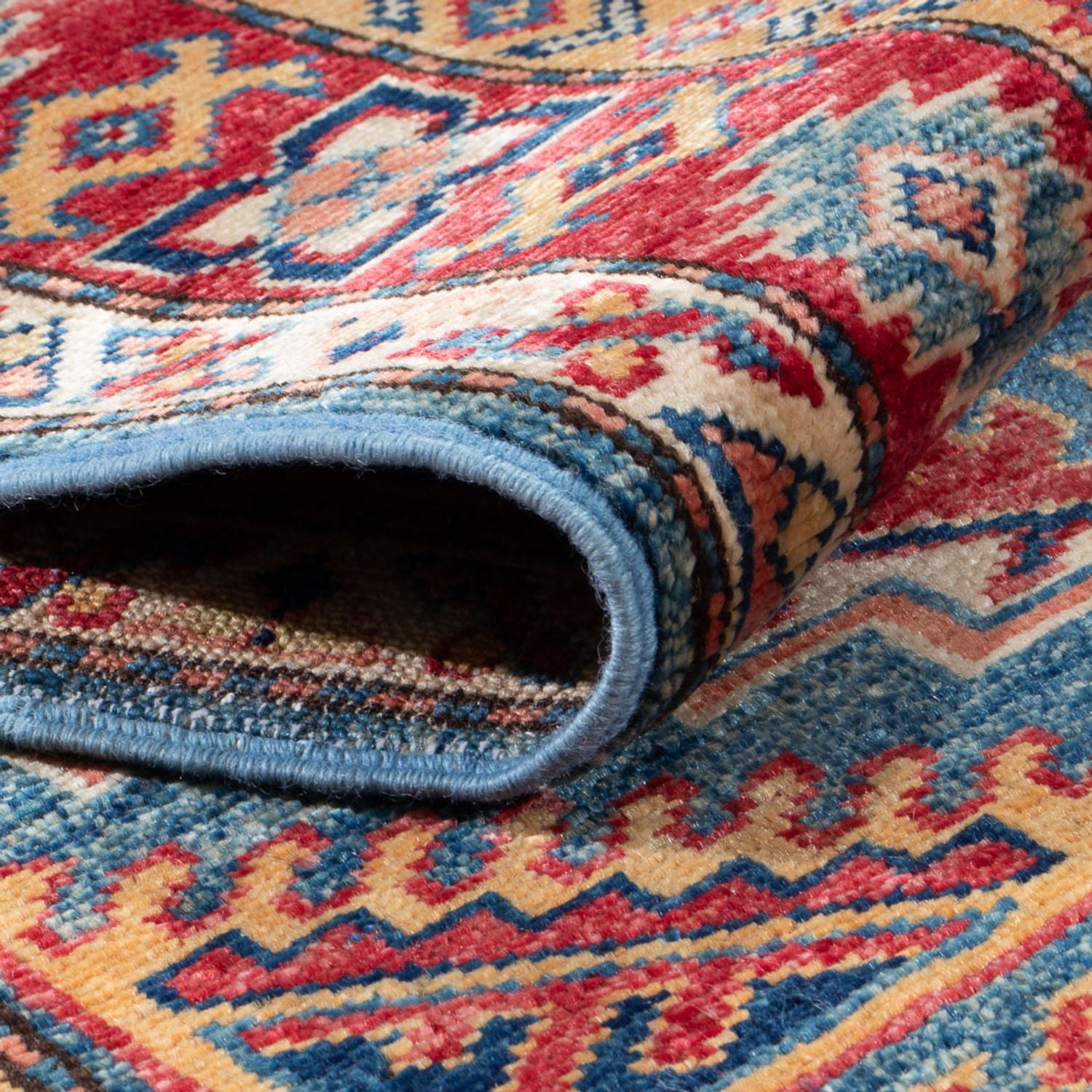 Tapis de couloir Tapis Ziegler - Kazak - 307 x 78 cm - beige foncé