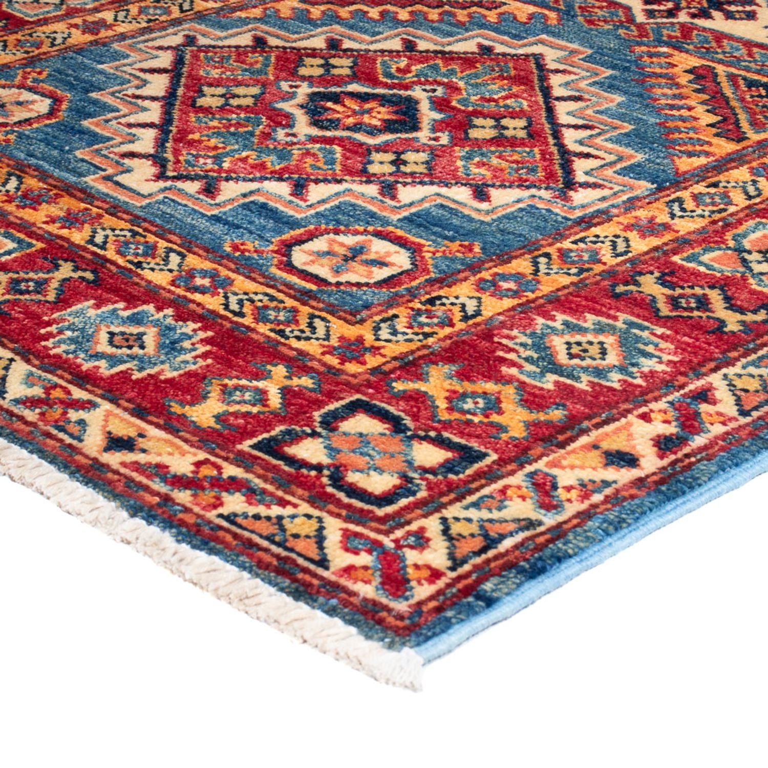 Tapis de couloir Tapis Ziegler - Kazak - 313 x 74 cm - beige foncé