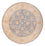 Tapis Ziegler ronde  - 146 x 146 cm - bleu de mer
