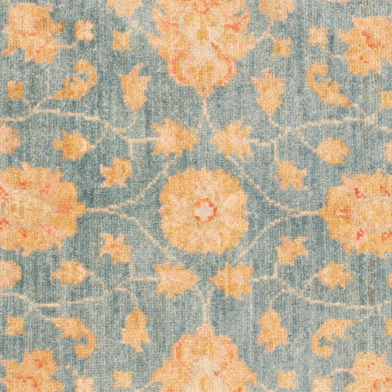 Tapis Ziegler ronde  - 97 x 99 cm - bleu clair