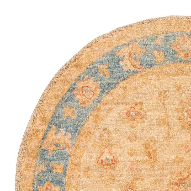 Tapis Ziegler ronde  - 96 x 96 cm - beige