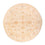 Tapis Ziegler ronde  - 200 x 198 cm - beige