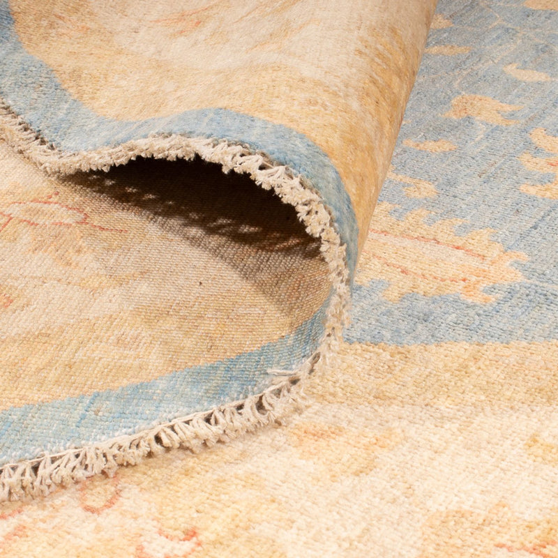 Tapis Ziegler ronde  - 247 x 247 cm - bleu