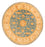 Tapis Ziegler ronde  - 96 x 99 cm - bleu