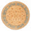 Tapis Ziegler ronde  - 95 x 99 cm - beige