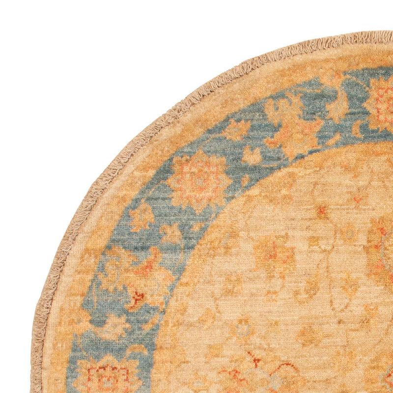 Tapis Ziegler ronde  - 97 x 101 cm - beige