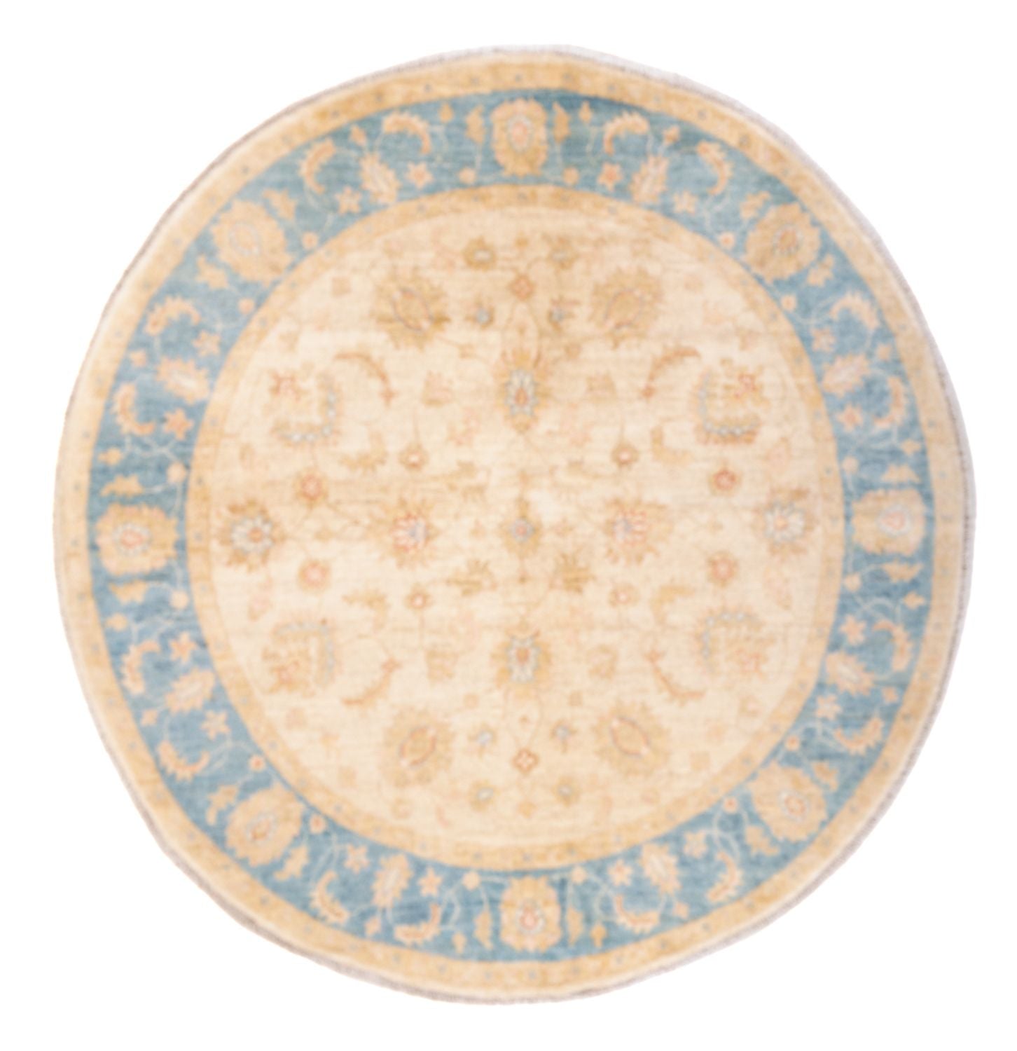 Tapis Ziegler ronde  - 147 x 143 cm - beige