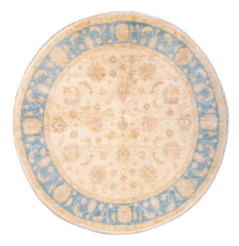 Tapis Ziegler ronde  - 147 x 143 cm - beige