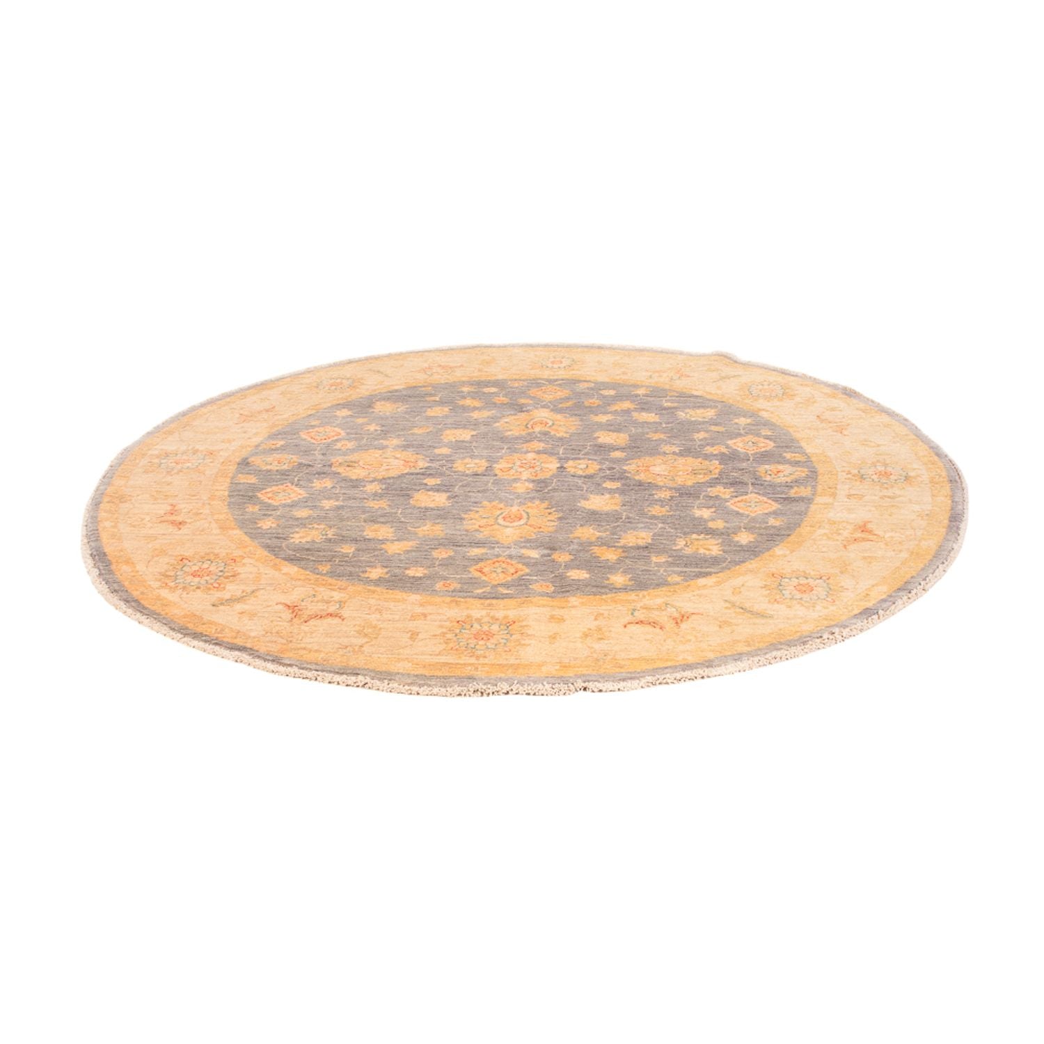 Tapis Ziegler ronde  - 200 x 197 cm - bleu de mer