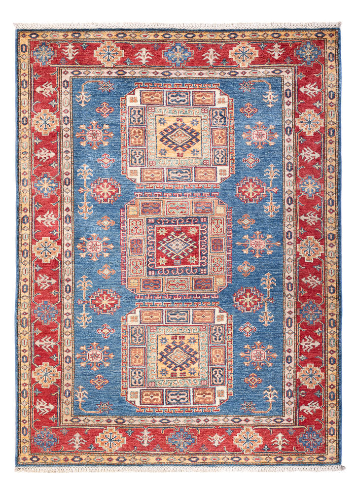 Tapis Ziegler - Kazak - 205 x 148 cm - bleu
