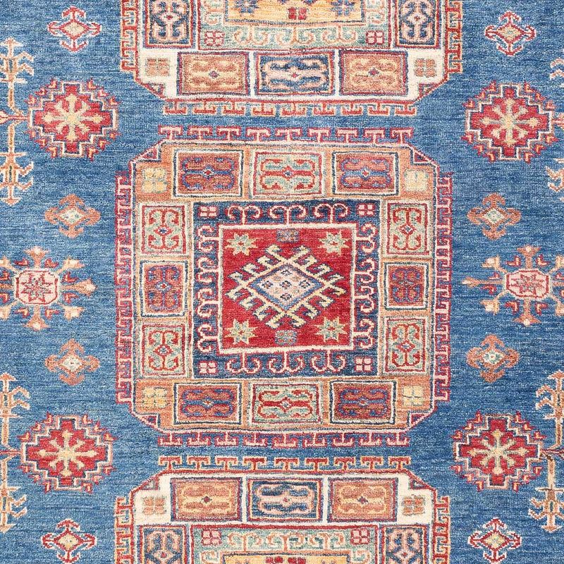 Tapis Ziegler - Kazak - 205 x 148 cm - bleu