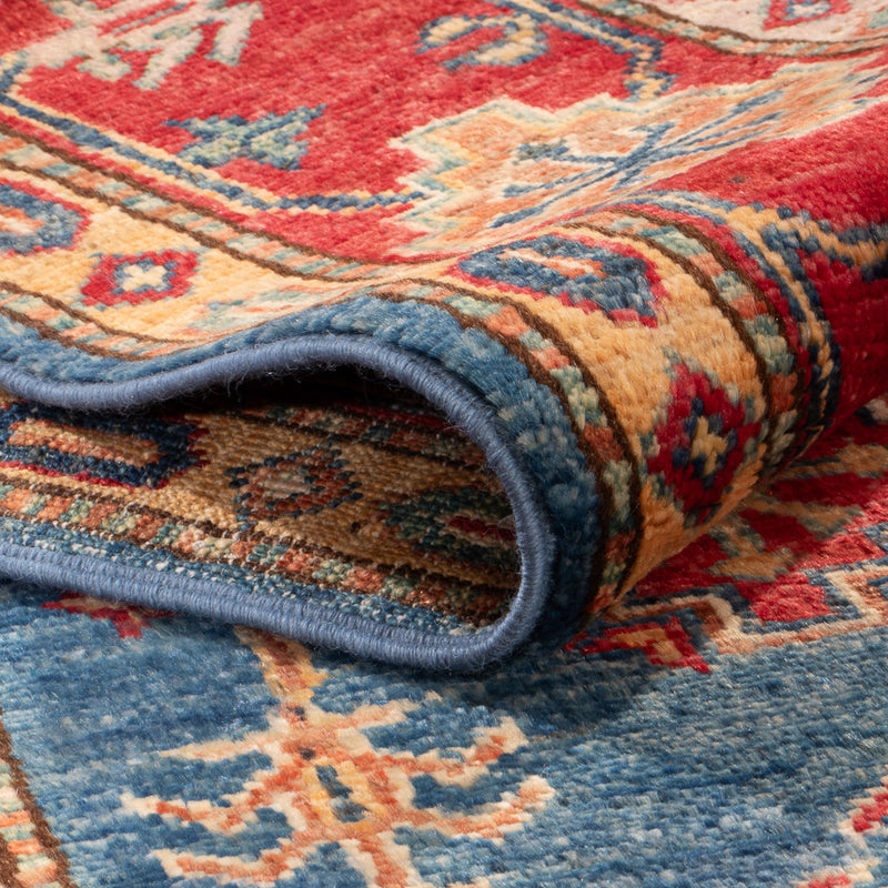 Tapis Ziegler - Kazak - 205 x 148 cm - bleu