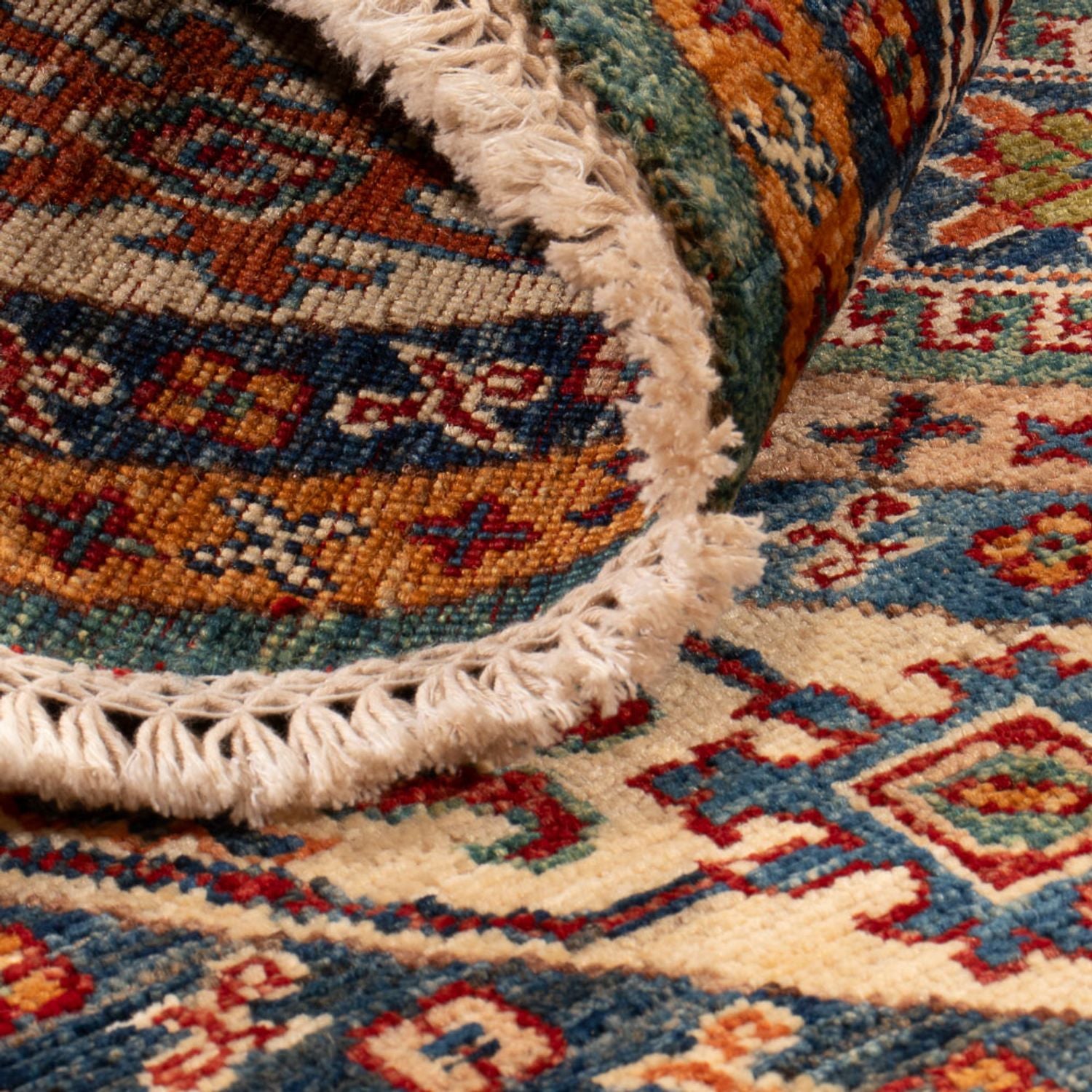 Tapis Ziegler - Kazak ronde  - 151 x 147 cm - vert