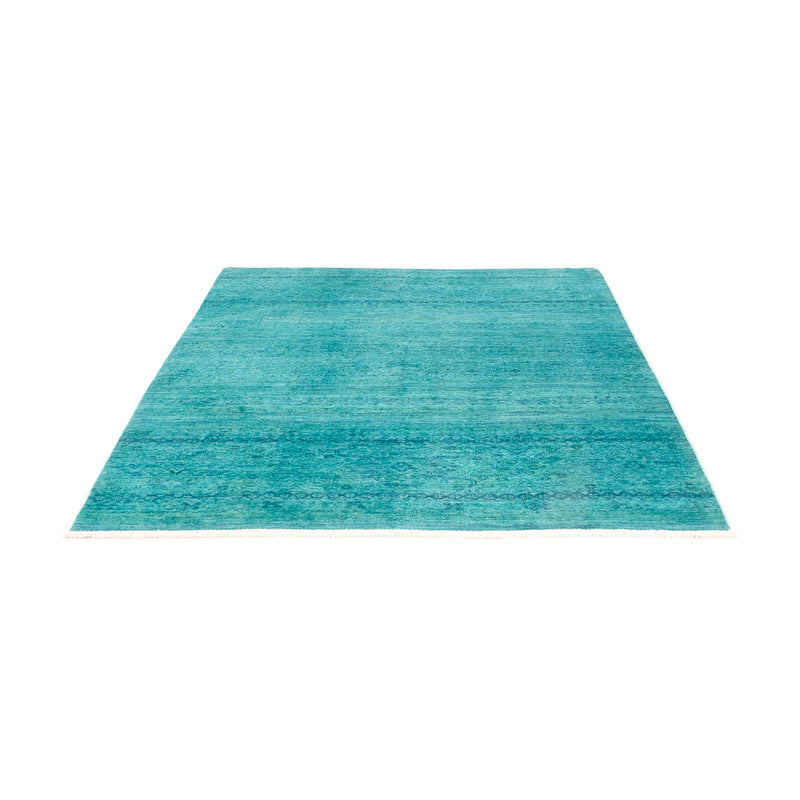 Tapis Ziegler - Moderne - Vintage/Overdyed - 210 x 153 cm - bleu