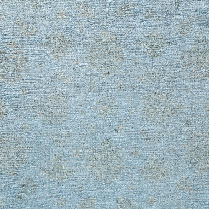 Tapis Ziegler - Moderne - Vintage/Overdyed - 194 x 149 cm - bleu clair