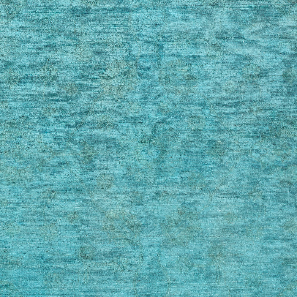 Tapis Ziegler - Moderne - Vintage/Overdyed - 193 x 148 cm - turquoise