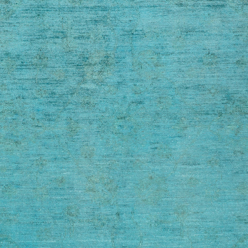 Tapis Ziegler - Moderne - Vintage/Overdyed - 193 x 148 cm - turquoise